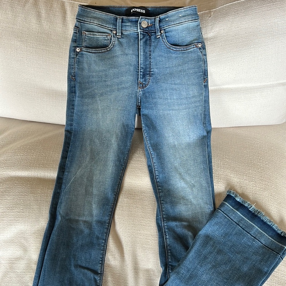 New Express flare jeans